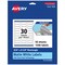 Avery TrueBlock Matte White Paper Labels, 3/4" x 2-1/4" Rectangle